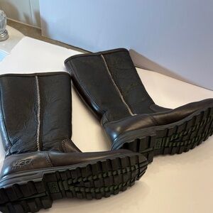UGG Australia Dark Leather Boots